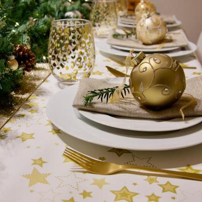 Gold star Christmas Styling
