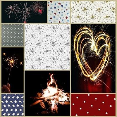 STARS AND SPARKLERS FOR BONFIRE NIGHT