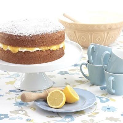 LEMON CURD SPONGE CAKE