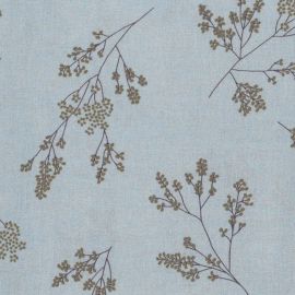 Alberte light blue hazel oilcloth tablecloth