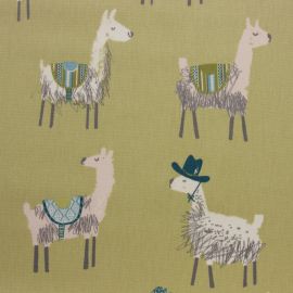 Alpaca Pampas oilcloth tablecloth