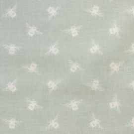 Bees Duck Egg oilcloth tablecloth