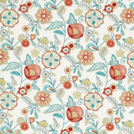 Camellia spice oilcloth tablecloth