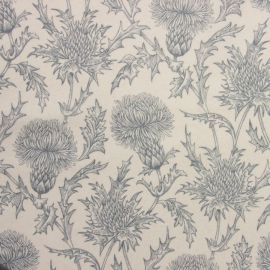 Carlina Dove Grey oilcloth tablecloth