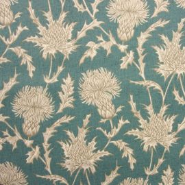 Carlina Teal oilcloth tablecloth