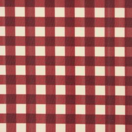 Coniston Red oilcloth tablecloth