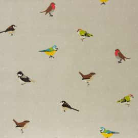 Garden Birds oilcloth tablecloth