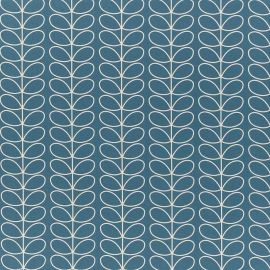 Orla Kiely Linear Stem Deep Duck Egg oilcloth tablecloth