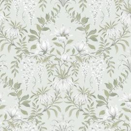 Laura Ashley Parterre Sage Teflon Coated Tablecloth