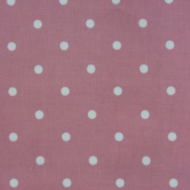 Polka Dot Pink oilcloth tablecloth