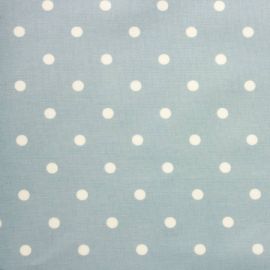 Polka Dot Larkspur oilcloth tablecloth