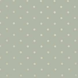 Polka Dot Blue-Grey oilcloth tablecloth