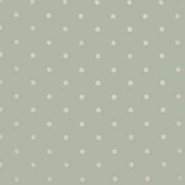 Polka Dot Blue-Grey oilcloth tablecloth