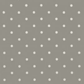 Polka Dot Light Grey oilcloth tablecloth