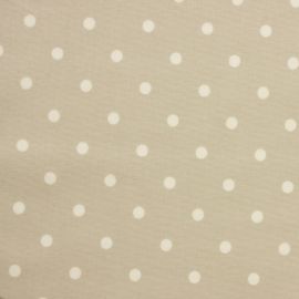 Polka Dot Pale Grey oilcloth tablecloth