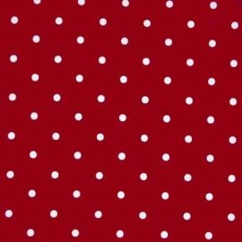 Polka Dot Red oilcloth tablecloth
