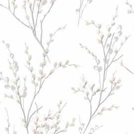 Laura Ashley Pussy Willow Grey Teflon Coated Tablecloth