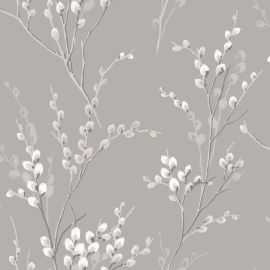 Laura Ashley Pussy Willow Steel Teflon Coated Tablecloth