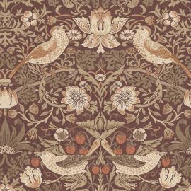 William Morris strawberry thief madder teflon coated tablecloth