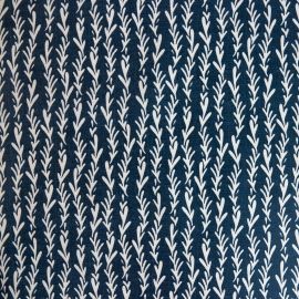Tide indigo oilcloth tablecloth