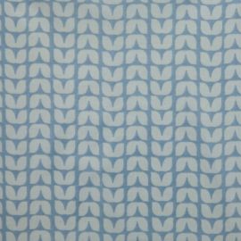 Tulip China Blue oilcloth tablecloth