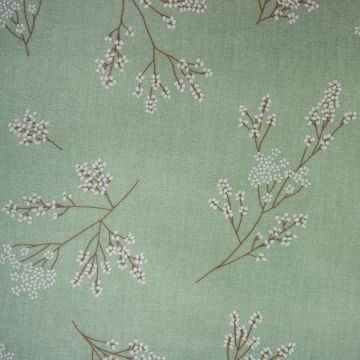 Alberte Green oilcloth tablecloth