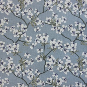Amalie Dusty Blue oilcloth tablecloth