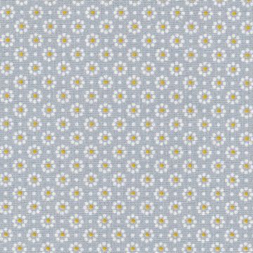Belle fleur dusty blue oilcloth tablecloth