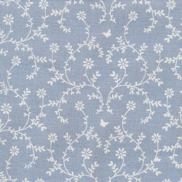Claire blue oilcloth tablecloth