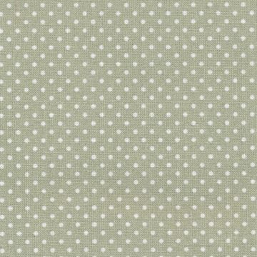 Dainty dotty sage oilcloth tablecloth
