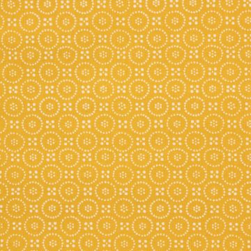 Dolly Ochre oilcloth tablecloth 