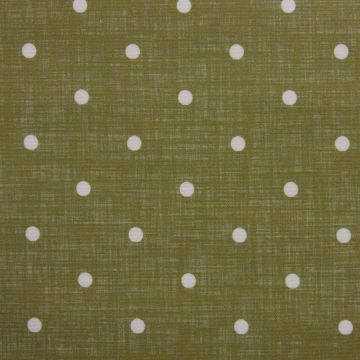 Dotty Linen Olive oilcloth tablecloth
