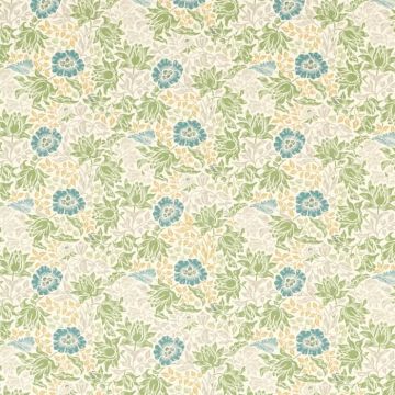 William Morris mallow apple linen oilcloth tablecloth