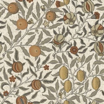 William Morris fruits natural teflon coated tablecloth