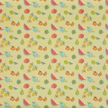 Fruit Salad Lemon Oilcloth Tablecloth