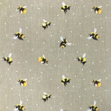 Honey bee oilcloth tablecloth