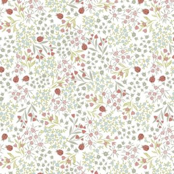 Ladybird garden PVC tablecloth