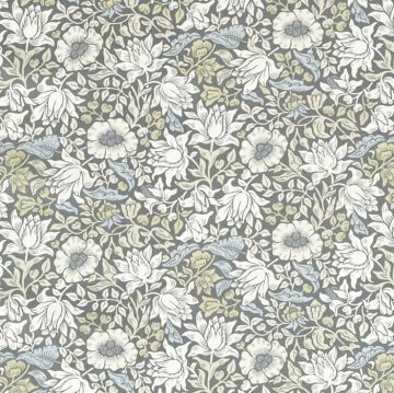 William Morris mallow dove oilcloth tablecloth