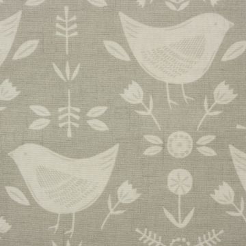 Narvik Grey oilcloth tablecloth 