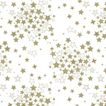 Nordic star gold PVC tablecloth