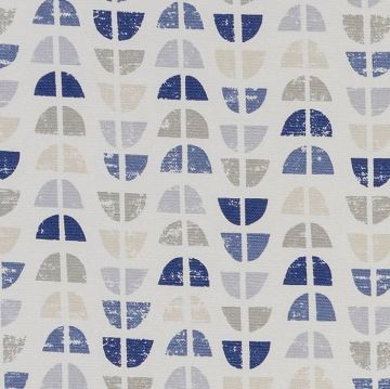 Odense blue oilcloth tablecloth