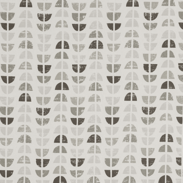 Odense grey oilcloth tablecloth