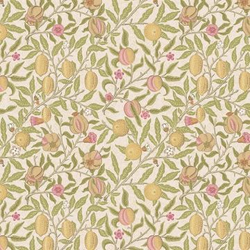 William Morris pomegranate buttercup teflon coated tablecloth