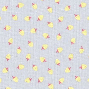 Strawberry yellow oilcloth tablecloth