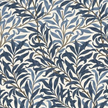William Morris willow bough midnight teflon coated tablecloth