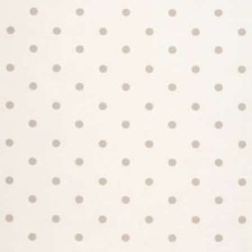 Polka Dot Natural oilcloth tablecloth