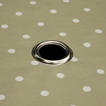 Parasol hole with a silver ring