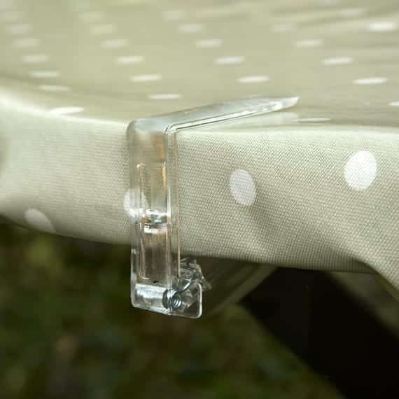 Clear Tablecloth Clip Wipe Easy Tablecloths